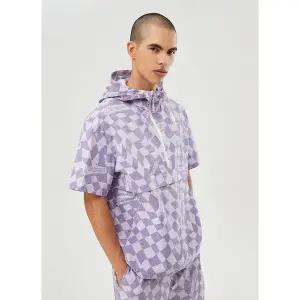 [르꼬끄](강남점)[정상가 109,000원][60% OFF] 씨클리즘 에센셜 반팔 후드 아노락 자켓 PTN / QP223CJK45