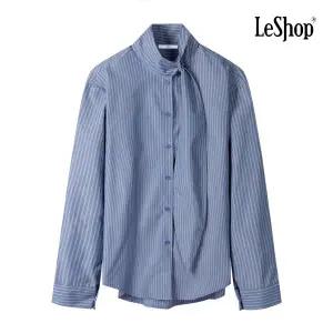 [르샵] 타이넥 스트라이프 셔츠 (BQ2BL034A)