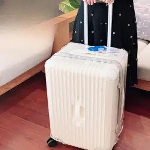 캐리어커버 투명 정사각형 케이스 방수 캐리어덮개 28인치