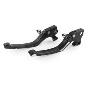 2세트 오토바이 브레이크 클러치 레버 할리 XL883 XL1200 04-13 호환 CNC 조절식 업그레이드 교체용