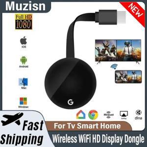 무선 WiFi 크롬캐스트 구글 미라스크린 HD 디스플레이 동글 HDMI 호환 미디어 스트리밍 비디오 TV 스마트