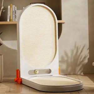 고양이 스크래치 수직 평판 반려묘 고양이 스크래쳐 교체형 장난감 놀이터 가구 관리 갈이 타워 용품