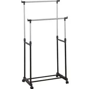 스탠드 행거 다용도 바퀴형 자립형 이동식 행거 철제 수납 옷걸이 정리대 방문 의류