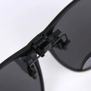 안경위 클립형 탈부착 선글라스 블랙