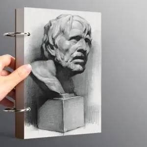 아트프리32절드로잉북75매x2set크로키북