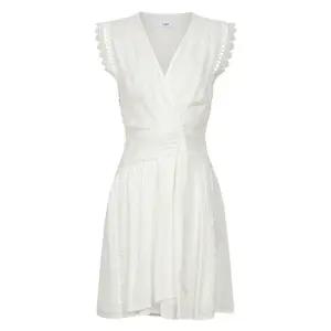 [썬쿠] 레이스 장식 브이넥 슬리브리스 원피스(SN71D5OPS39X)