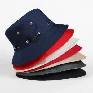 남성모자 여성모자 등산모자 솔리드 벙거지 스트링 23041 버킷햇 무지모자