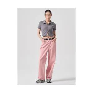 (국내매장정품) 에잇세컨즈 8SECONDS 밴딩 스트레이트 피그먼트 데님 팬츠 라이트 핑크 (324321LPJY) 32432