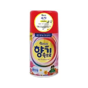 산도깨비 향기속으로 유자향 290ml 자동 분사기 실내 리필 방향제