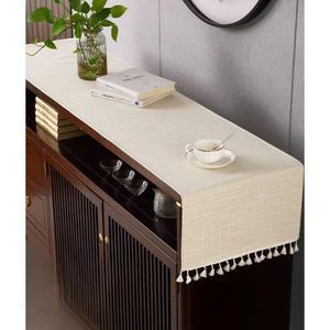 거실장 덮개 린넨 장식장 가구 모던 TV장 서랍장 45x280cm 식탁보