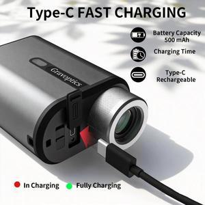 그라보픽스 골프 거리측정기 1200야드/900야드/700야드 경사 보정 깃대 잠금 기능 충전식 사냥용 레이저 거