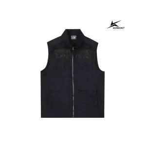 [아웃도어스/코몽트]남성 메쉬 포켓 집업 베스트 블랙