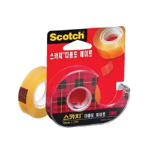 (12개박스) 3M 스카치 투명 다용도 테이프 디스펜서 581D (18mmx15m)