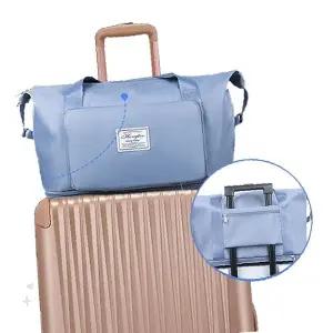 여행용 캐리어 결합형 보조가방 기내용 더플백 폴딩 수납백 출장용 짐정리 휴대용