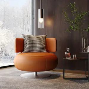 싱글 회전 인용 안락의자 창의적 휴식 카페 거실 소파 디자인 의자