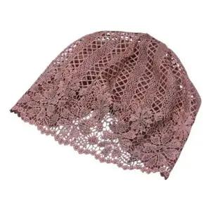 여름 망사 레이스 플라워 비니 모자 얇은 니트 햇