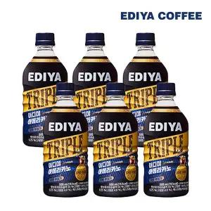 [이디야] 트리플 블랙 아메리카노 500ml 6개