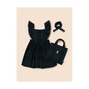 빈폴 키즈 에이프런형 체크 피스샤 헤어슈슈미니 백 3SET 그린 BI5871G01M 306480