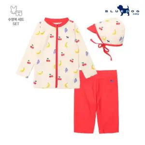 [블루독베이비] 후르츠 집업 래쉬가드_RD (4437062105)