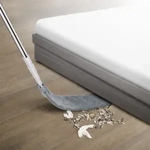 길이조절 침대 쇼파 가구 냉장고 밑 틈새 청소 솔 극세사 밀대 솔 브러쉬