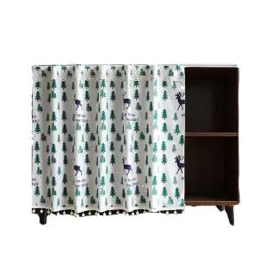 픽유아 11번가 붙이는 레일 신발장 커텐 가림막 커튼 선반 책장 가리개 천