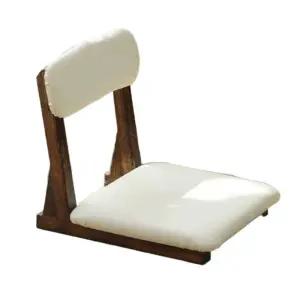 오동나무 다다미 등받이 바닥 스툴 좌식의자 체어