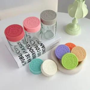 헥사 얌얌 실리콘뚜껑 유리병 원형 이유식 밀폐용기 250ml SG250 중기 아기 그릇