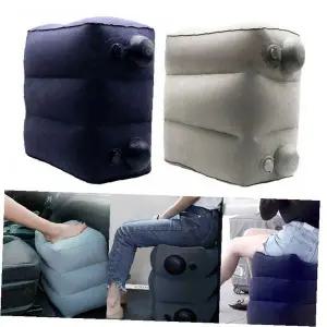 공기 주입식 삼단 높이 조절 발 받침 쿠션 장거리 이동 차량 기내 휴식 다리