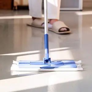 원터치 부직포 청소기/밀대 청소포 막대 마포 마대 대형 대걸레 봉 걸래 거실 방바닥 기름 청소도구 업소
