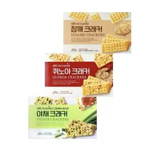 4번구워 더 바삭한 크래커 3종 야채,퀴노아,참깨 1선택