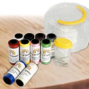 해바라기 반지함 0070 반짇고리 실바늘 수선 바느질