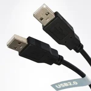 양쪽 숫놈 USB2.0 케이블 수수 USB연결선 프린트 연장선