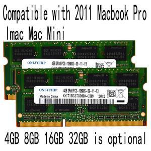 2011 Apple Mac mini IMAC macbook pro 메모리 ram A1311 A1278 A1347 8GB 4GB 16GB DDR3 1333과 호환 가능