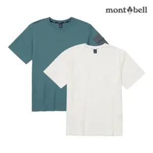 몽벨 남성 체스트포켓 반팔 티셔츠
