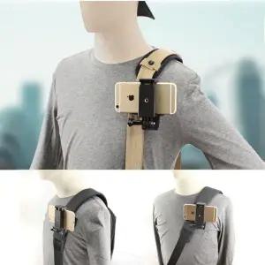 [골드스마일]휴대폰 촬영 가방 끈 배낭 벨트 백팩 집게 마운트 액션캠 바디캠
