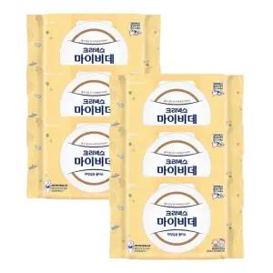 크리넥스 마이비데 키즈 40매 6팩 유치원 어린이집 배변훈련 물에녹는 비데티슈