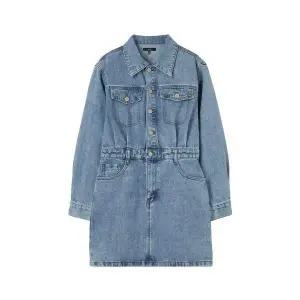 [LAP](광주신세계)슬럽 워싱 루즈핏 데님 원피스 AS1DO260