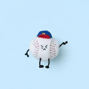 앵그리 야구공 봉제 인형 키링 가방고리 열쇠고리 키홀더 귀여운 스포츠 악세사리
