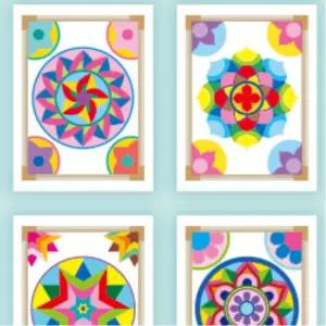 시니어 어르신 색칠도안 만다라 색칠하기 컬러링북 취미키트 시니어취미 아기