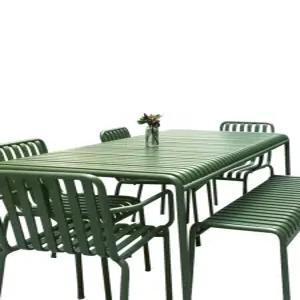 철제 벤치 세트 주물 의자 긴의자 야외용 테라스 카페