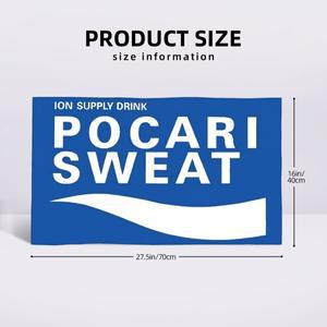 포카리 스웨트 커스텀 소프트 페이스 타월 퀵 드라이 풀/목욕용 흡수력 좋은