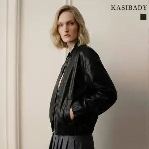카시바디 FAUX 레더 볼륨 블루종