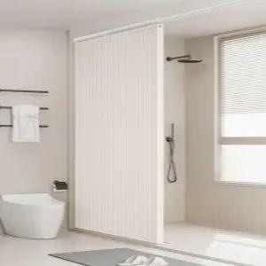 베란다 파티션 자바라 무타공 그레이 중문 슬라이드 접이도어 칸막이 현관문