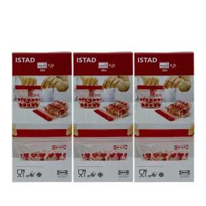 ISTAD 이스타드 지퍼백 레드-하트 0.3L 3개