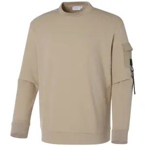 국내정품 와이드앵글 남성 골프웨어 티셔츠 PF 드라이빙레인지 라운드 맨투맨 (Beige) 골프복 와이드앵글남