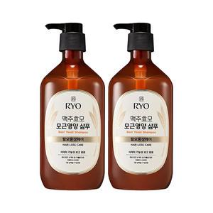 려 맥주효모 탈모증상케어 모근영양 샴푸 980ml, 2개