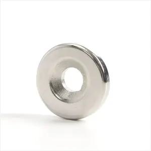 몬스터킹 네오디뮴 자석 원형사라 10개입 17.5X3.5MM 홀10/5MM 나사고정 공예 과학