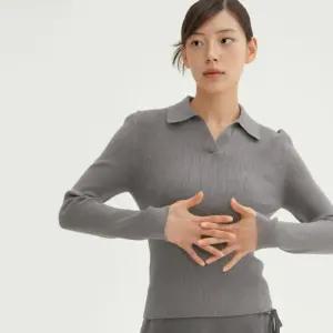 [스타필드 하남 스파오][소프트얀] 반오픈 골지 니트_SPKWF49W03