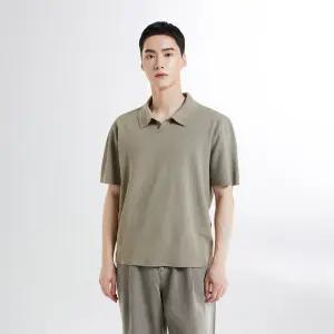 [스타필드 하남 스파오] [COOL] 오픈카라 반팔니트 (SPKWE25M05 RE)_SPKWE37M06