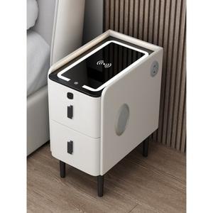 침대옆수납 휴대폰충전기능 테이블 화이트 인테리어 보조테이블 스탠다드 쇼파 수납장 침실옆